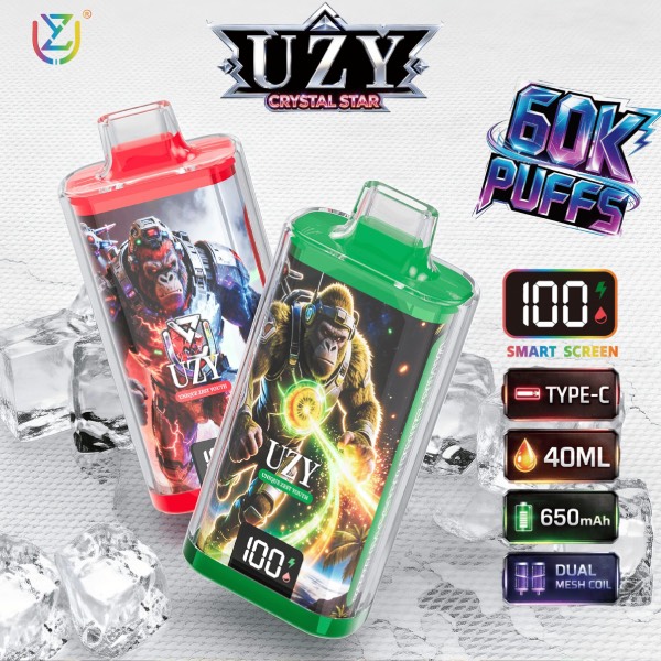 [Europe-DE01][Wholesale] UZY Crystal Star 60000 Kit kit 40ml
