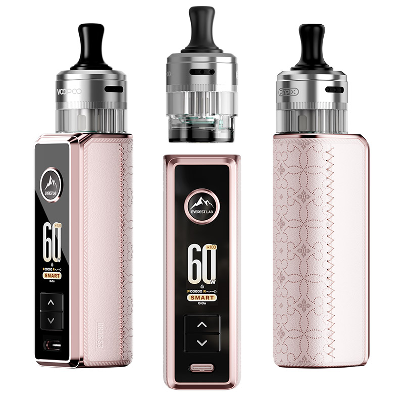 [Global-CN02] Voopoo Drag S3 60W Box Mod Kit with PnP X Cartridge MTL Pod 3000mAh