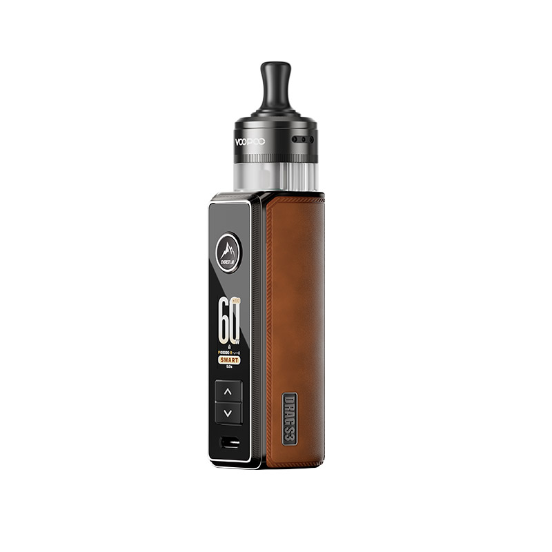 [Global-CN02] Voopoo Drag S3 60W Box Mod Kit with PnP X Cartridge MTL Pod 3000mAh