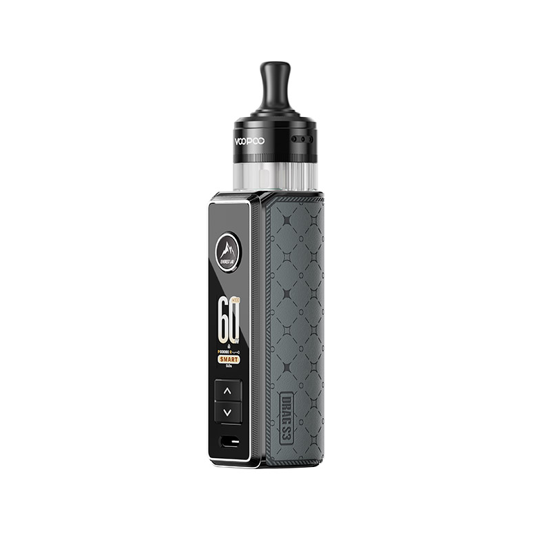 [Global-CN02] Voopoo Drag S3 60W Box Mod Kit with PnP X Cartridge MTL Pod 3000mAh