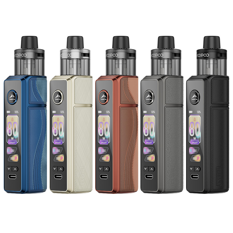 [Global-CN02][Pre-order] Voopoo Drag X3 Classic 80W Box Mod Kit with PnP X Cartridge DTL Pod 5ml