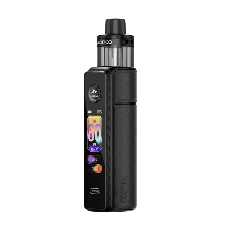 [Global-CN02] Voopoo Drag X3 80W Box Mod Kit with PnP X Cartridge DTL Pod