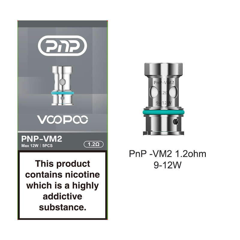 [Global-CN02] Voopoo PnP Replacement Coils for Drag Baby/Mini/2/S/X,VINCI Series Kit,Argus Pro,PnP 20/22,V.SUIT,Doric 60,Drag E60,Drag H80 S (5Pcs/Pack)
