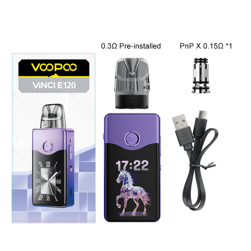 [Global-CN02] VOOPOO VINCI E120 Pod Mod Kit 4500mAh 120W 5ml