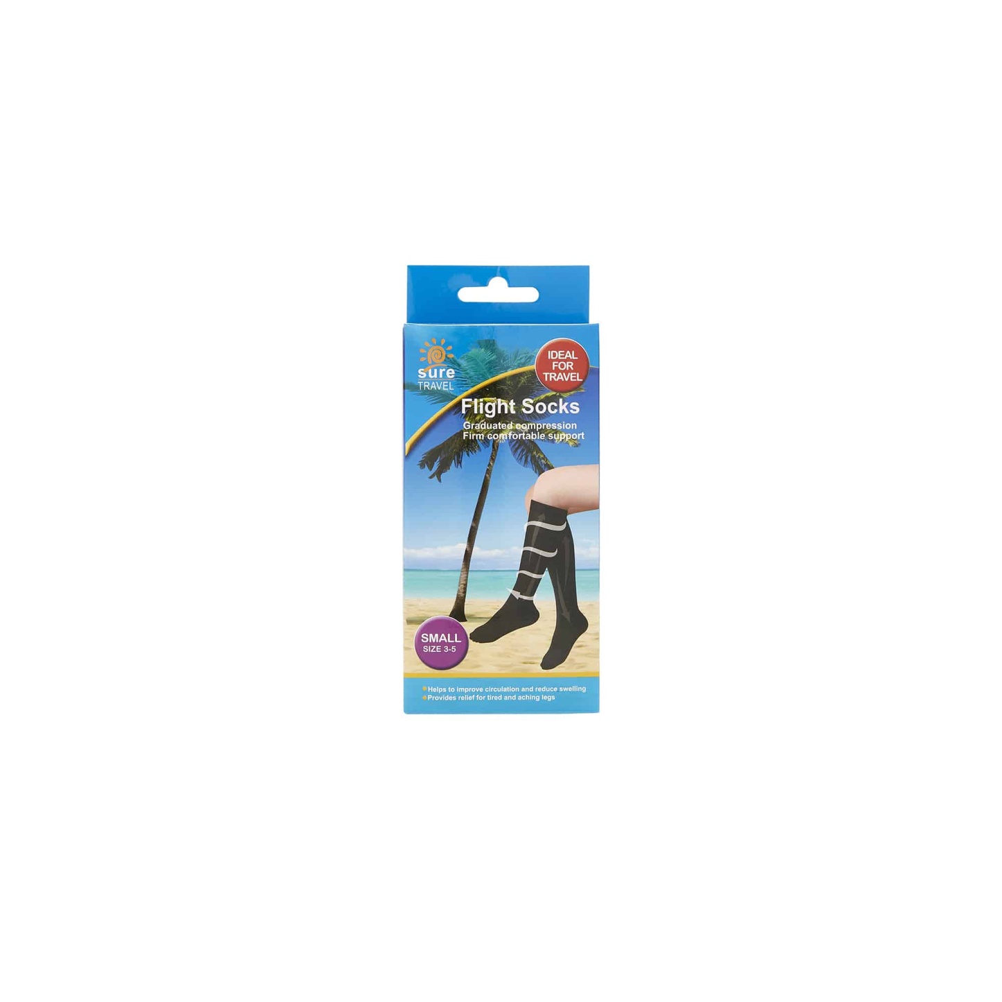 Sure Travel Flight Socks Small Size 3-5
