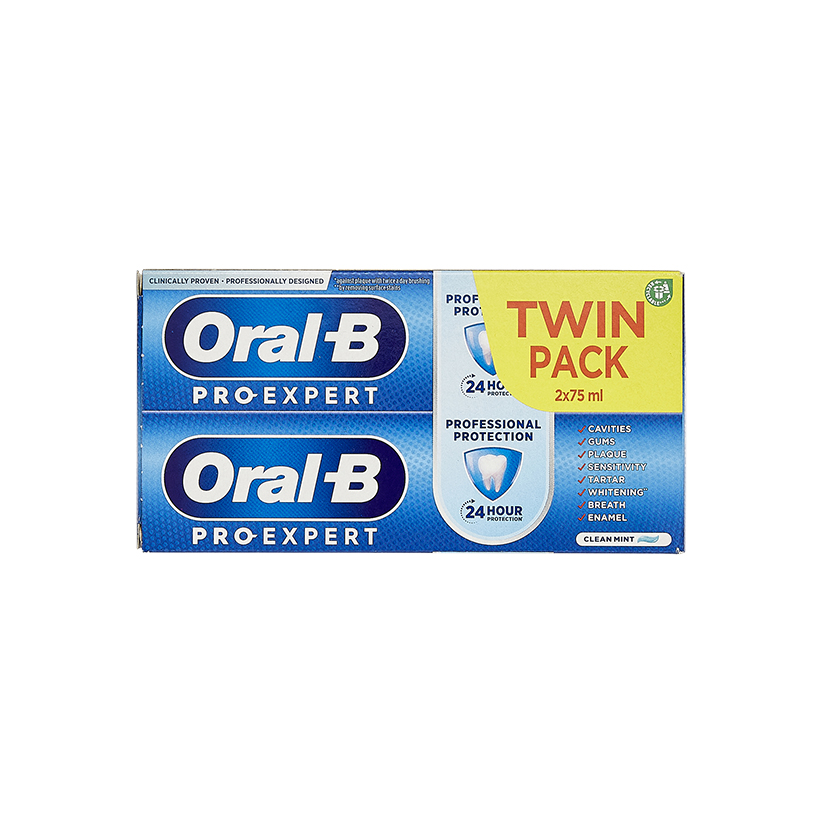 Oral B Pro Expert Toothpaste Twin Pack 2 x 75ml