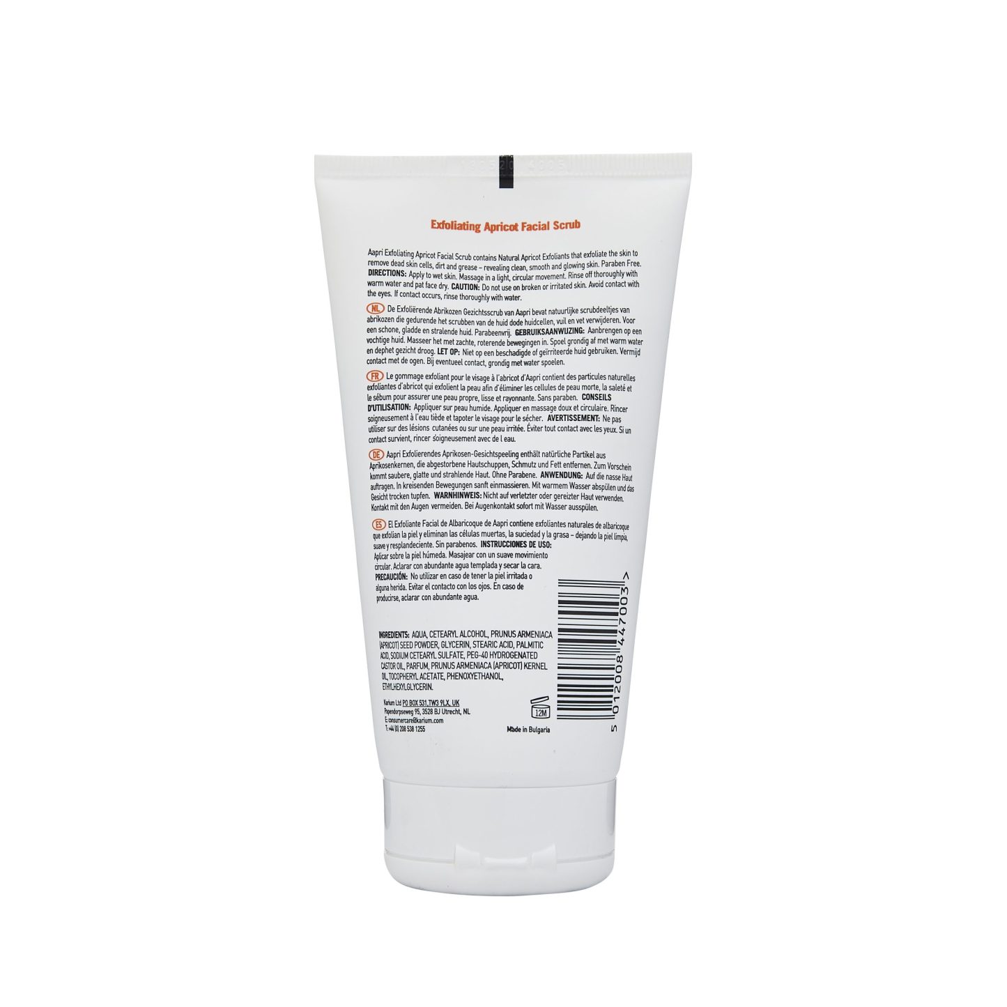 Aapri Exfoliating Apricot Facial Scrub 150ml