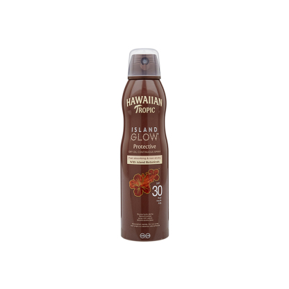 Hawaiian Tropic Island Glow Dry Oil Spray SPF 30 177ml