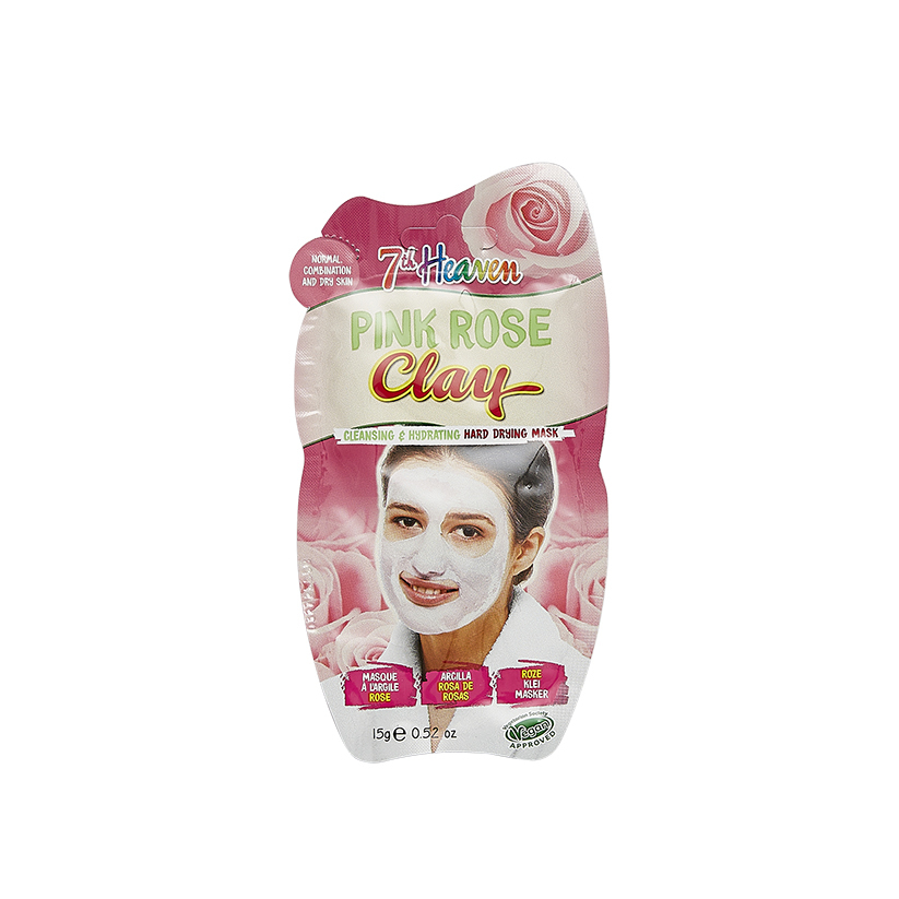 7th Heaven Pink Rose Clay Face Mask
