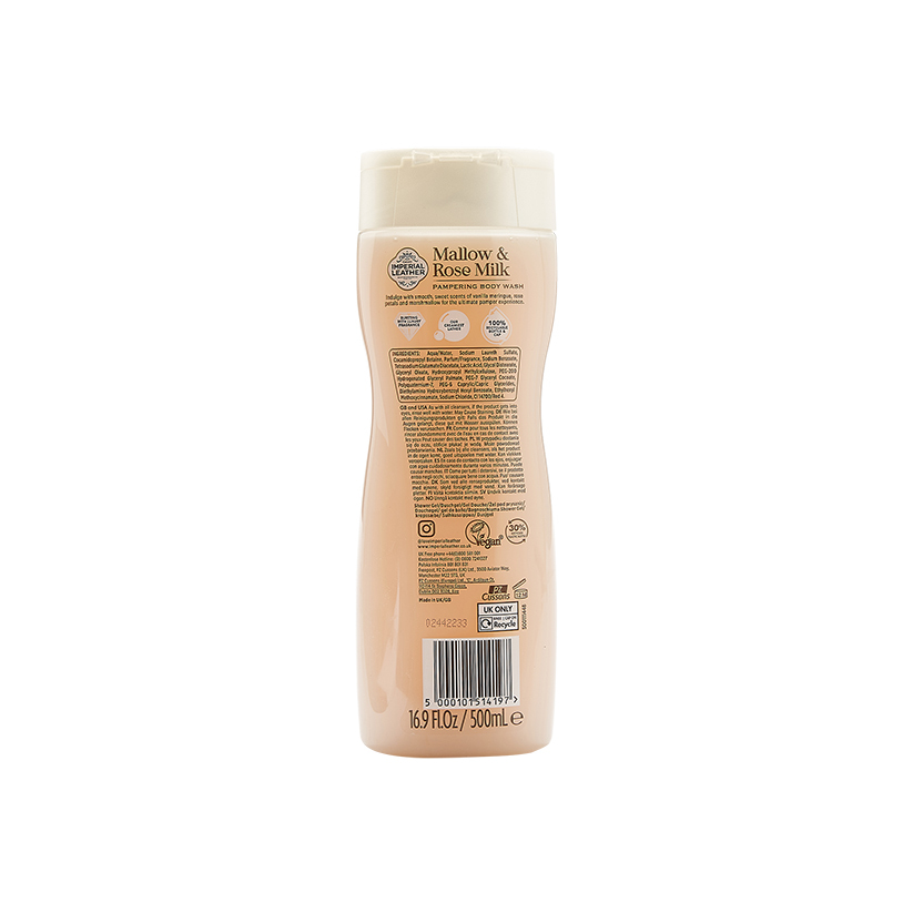 Imperial Leather Pampering Body Wash Mallow & Rose Milk 500ml