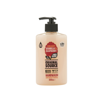 Original Source Antibacterial Hand Wash Creamy Vanilla & Raspberry 300ml