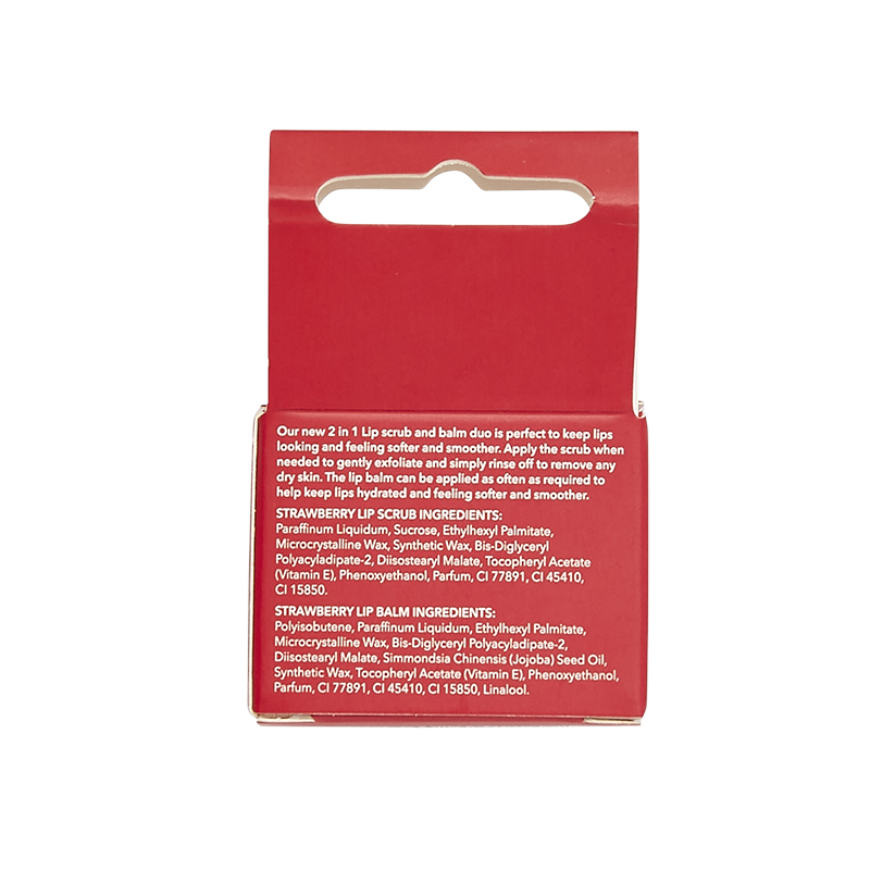 Derma V10 Strawberry Lip Scrub & Balm Duo