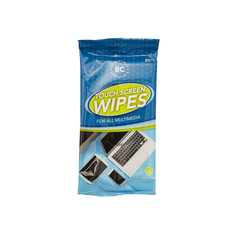 BC Essentials Screen Wipes 20's
