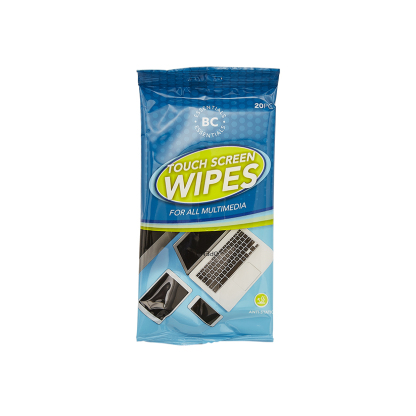 BC Essentials Screen Wipes 20's