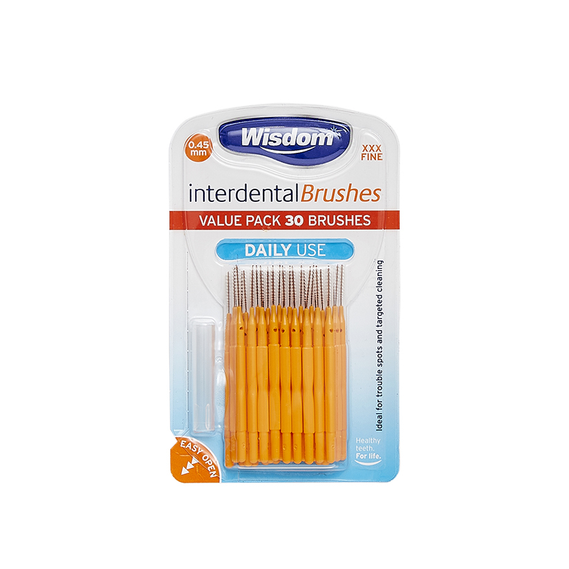 Wisdom Interdental Brushes 30s 0.45mm