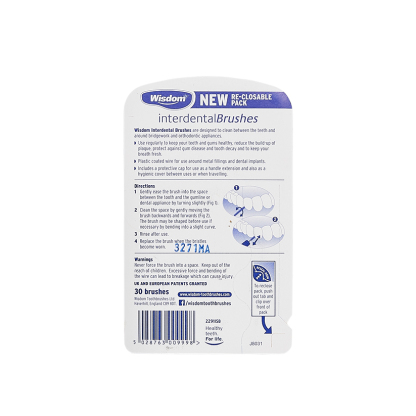 Wisdom Interdental Brushes 30s 0.45mm