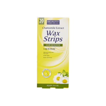 Beauty Formulas Wax Strips For Legs And Body 20 Strips