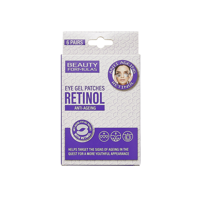 Beauty Formulas Eye Gel Patches Retinol 6 Pairs
