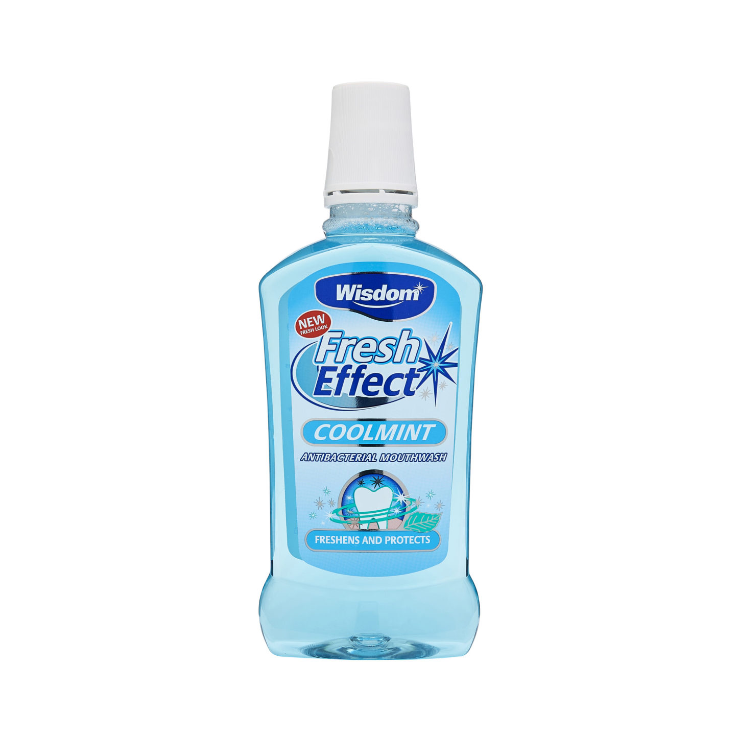 Wisdom Fresh Effect Cool Mint Mouthwash 500ml