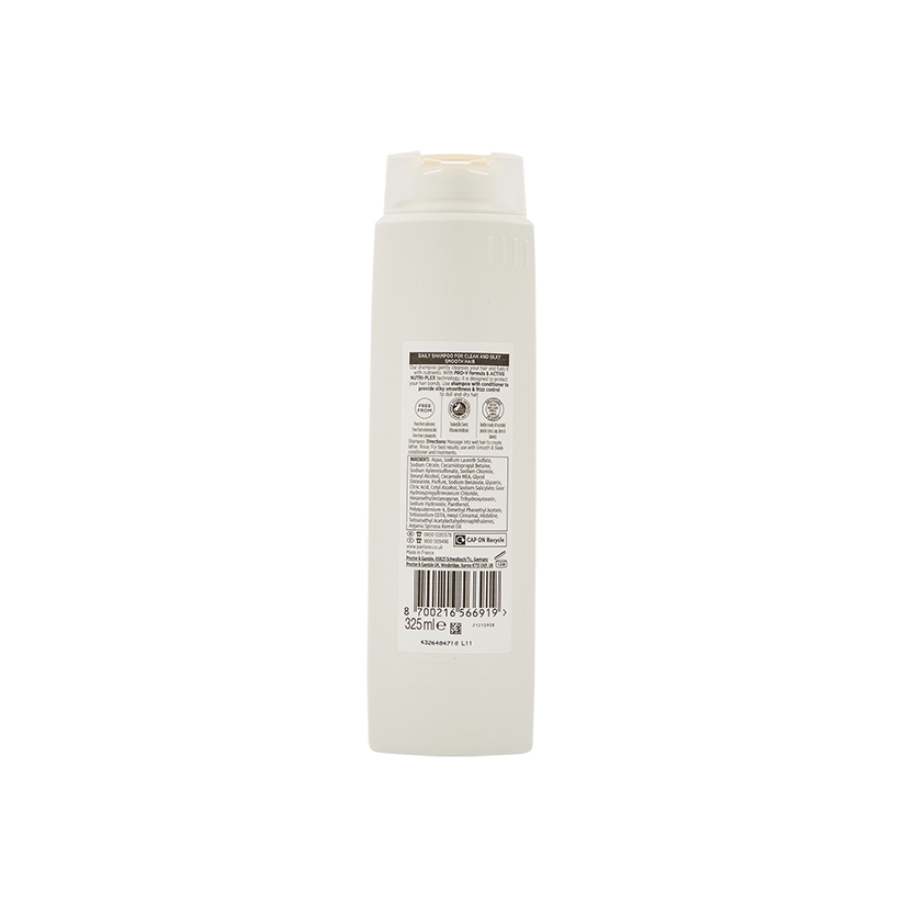 Pantene Smooth & Sleek Shampoo 325ml