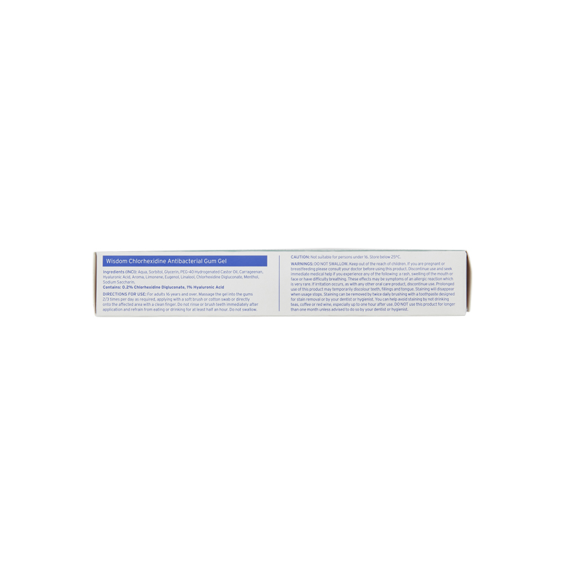 Wisdom Chlorhexidine Antibacterial Gum Gel 20ml