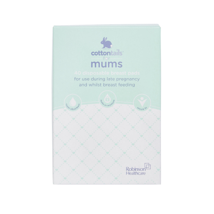 Robinson Cottontails for Mums Breast Pads 40's