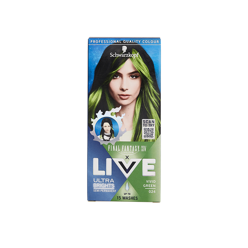Schwarzkopf Live Vivid Green Hair Colourant 024