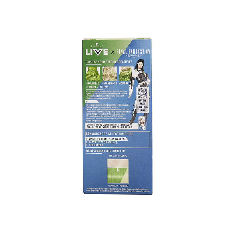 Schwarzkopf Live Vivid Green Hair Colourant 024