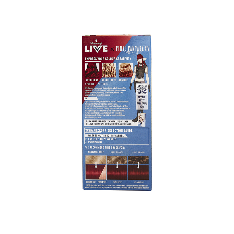 Schwarzkopf Live Dark Red Hair Colourant 026