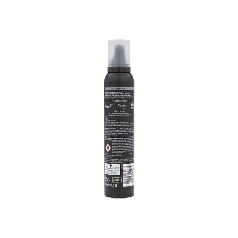 Schwarzkopf Power Mousse Long- Lasting Hold 200ml