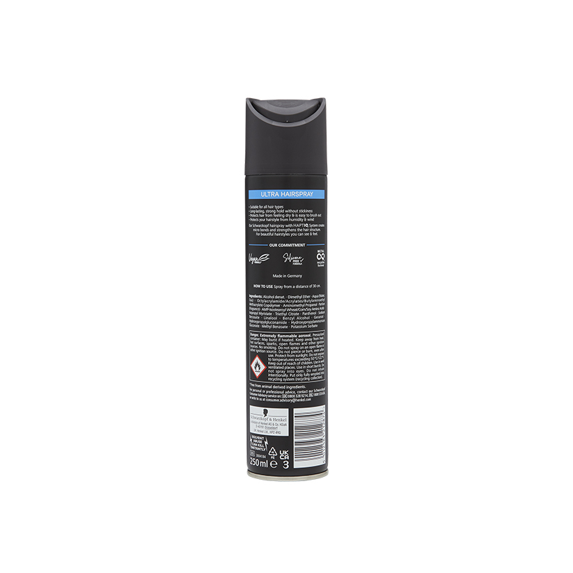 Schwarzkopf Ultra Hairspray 250ml