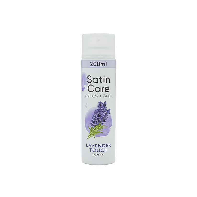 Gillette Satin Care Women's Shave Gel Lavender Touch 200ml