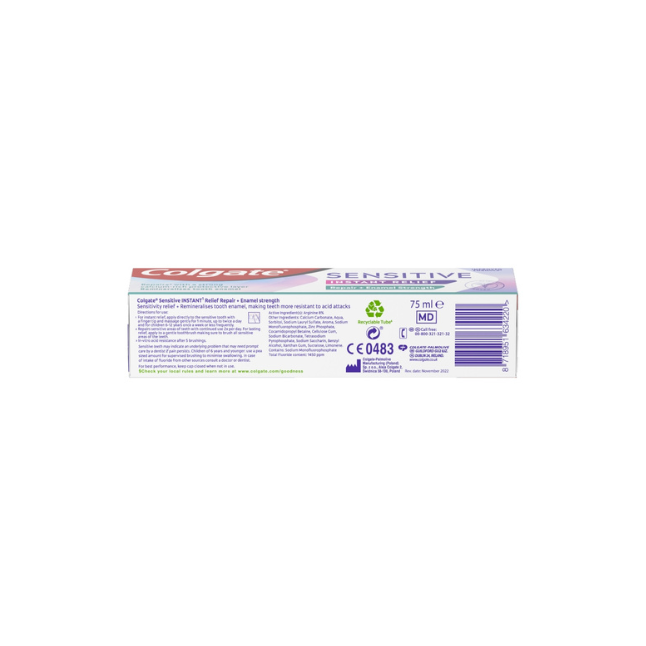 Colgate Instant Relief Toothpaste 75ml