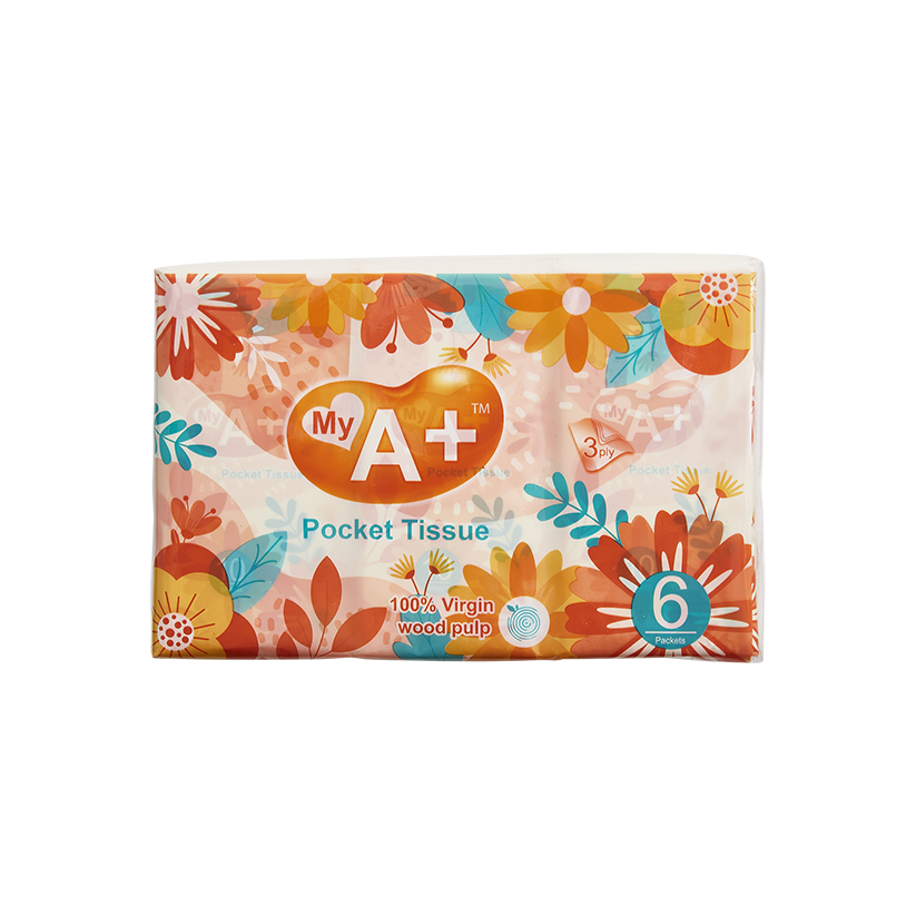My A+ Pocket Tissues 6 Pack