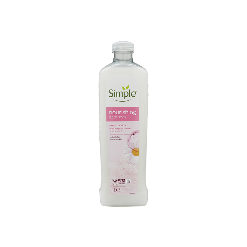 Simple Kind to Skin Nourishing Bath Soak 1L