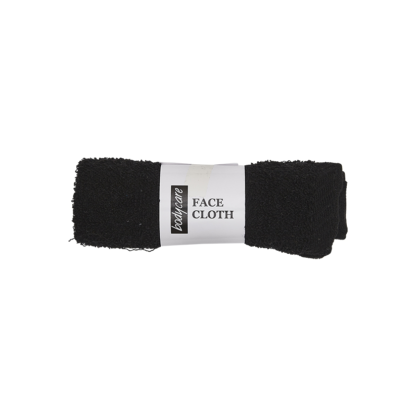 Bodycare Facecloth Black