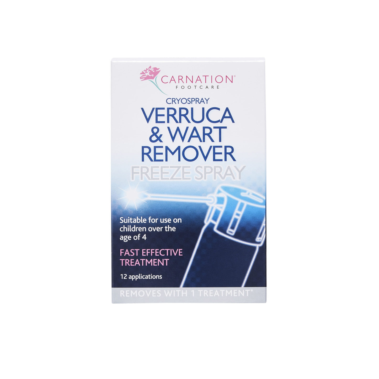 Carnation Cryospray Verruca & Wart Remover Freeze Spray 50ml