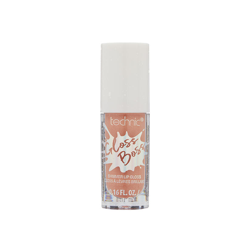 Technic Gloss Boss Peach Shimmer Lip Gloss 5ml