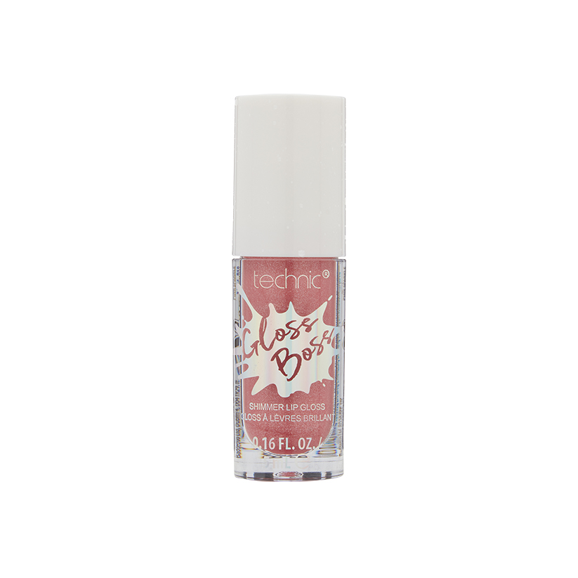 Technic Gloss Boss  Pink  Shimmer Lip Gloss  5ml