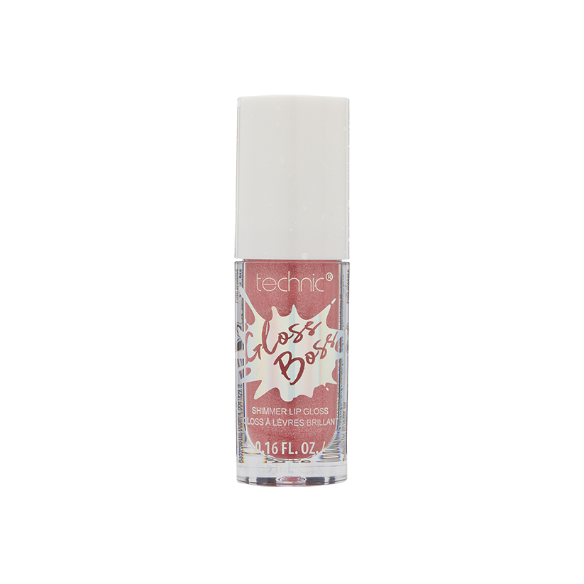 Technic Gloss Boss Pink Shimmer Lip Gloss 5ml