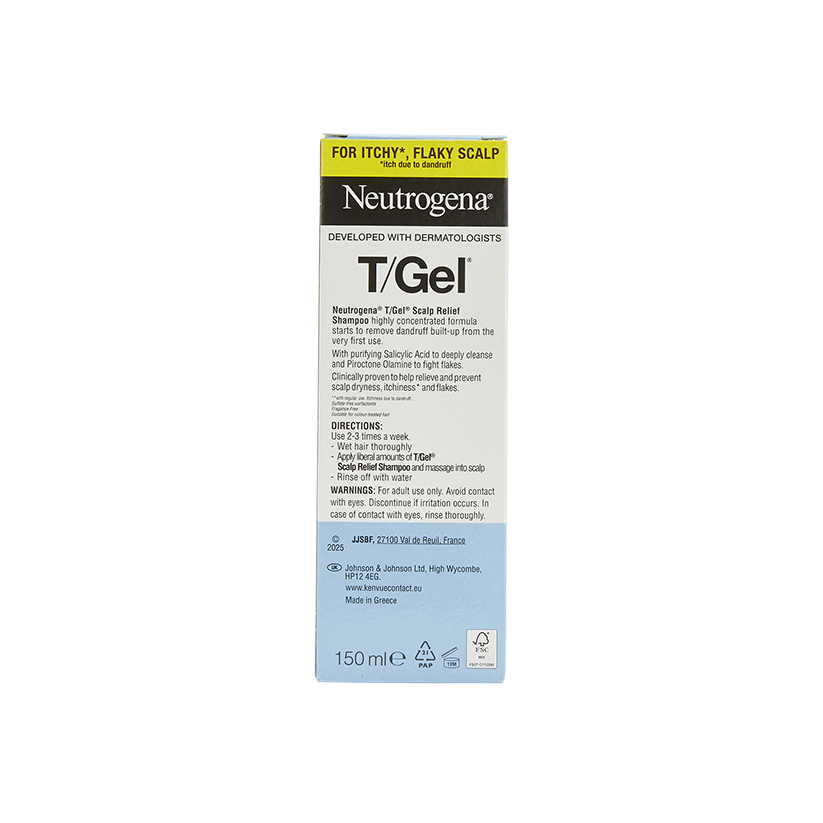 Neutrogena T-Gel Anti-Dandruff Scalp Relief Shampoo 150ml