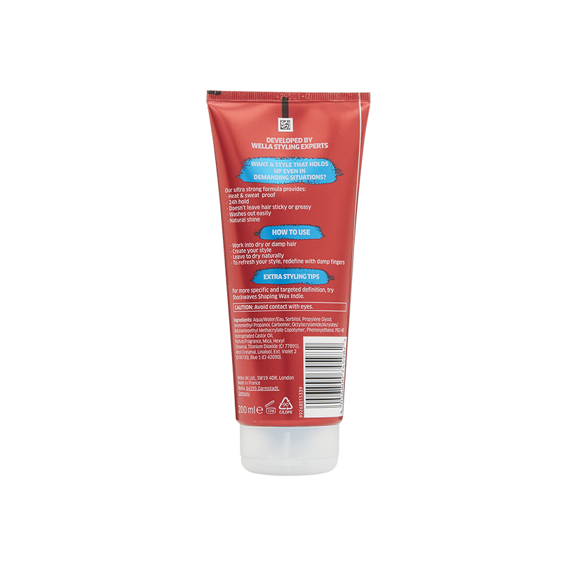 Wella Shockwaves Tuff Stuff Gel 200ml