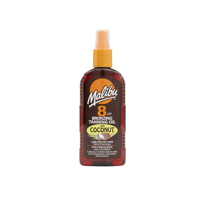 Malibu Bronzing Tanning Oil 200ml SPF 8