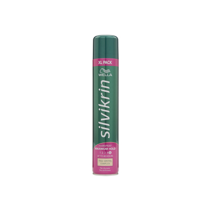 Wella Silvikrin Maximum Hold Hairspray 500ml