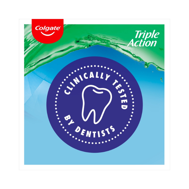 Colgate Mouth Wash Triple Action Zero Alcohol 500ml