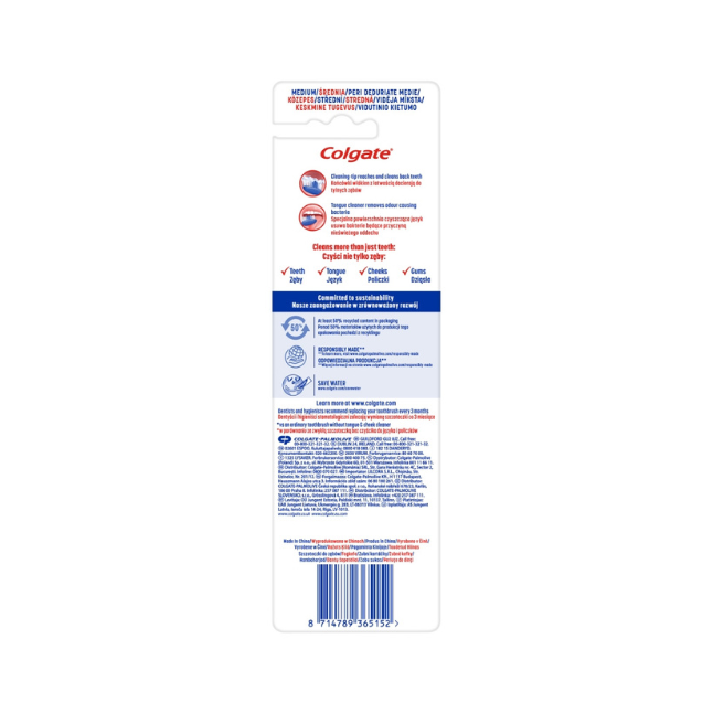 Colgate Extra Clean Toothbrush 3Pk