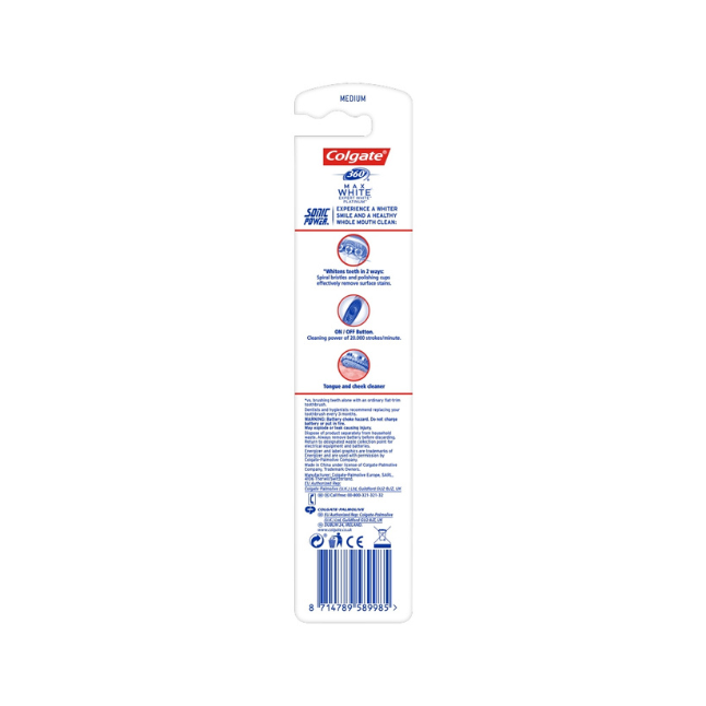 Colgate Max White Sonic Power Toothbrush