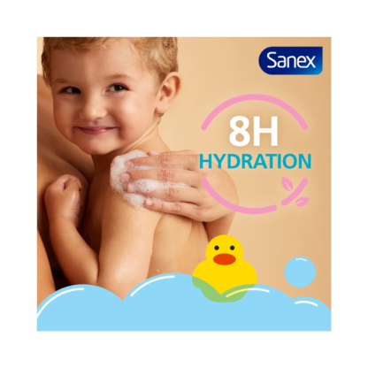 Sanex Zero% Baby Fragrance Free Bath, Wash & Shampoo 450ml