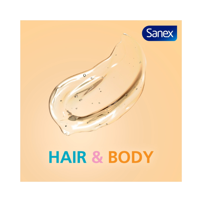Sanex Zero% Baby Fragrance Free Bath, Wash & Shampoo 450ml