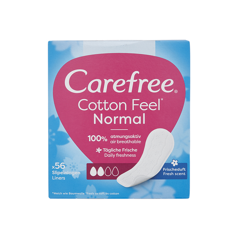 Carefree Fresh Panty Liners 56’s